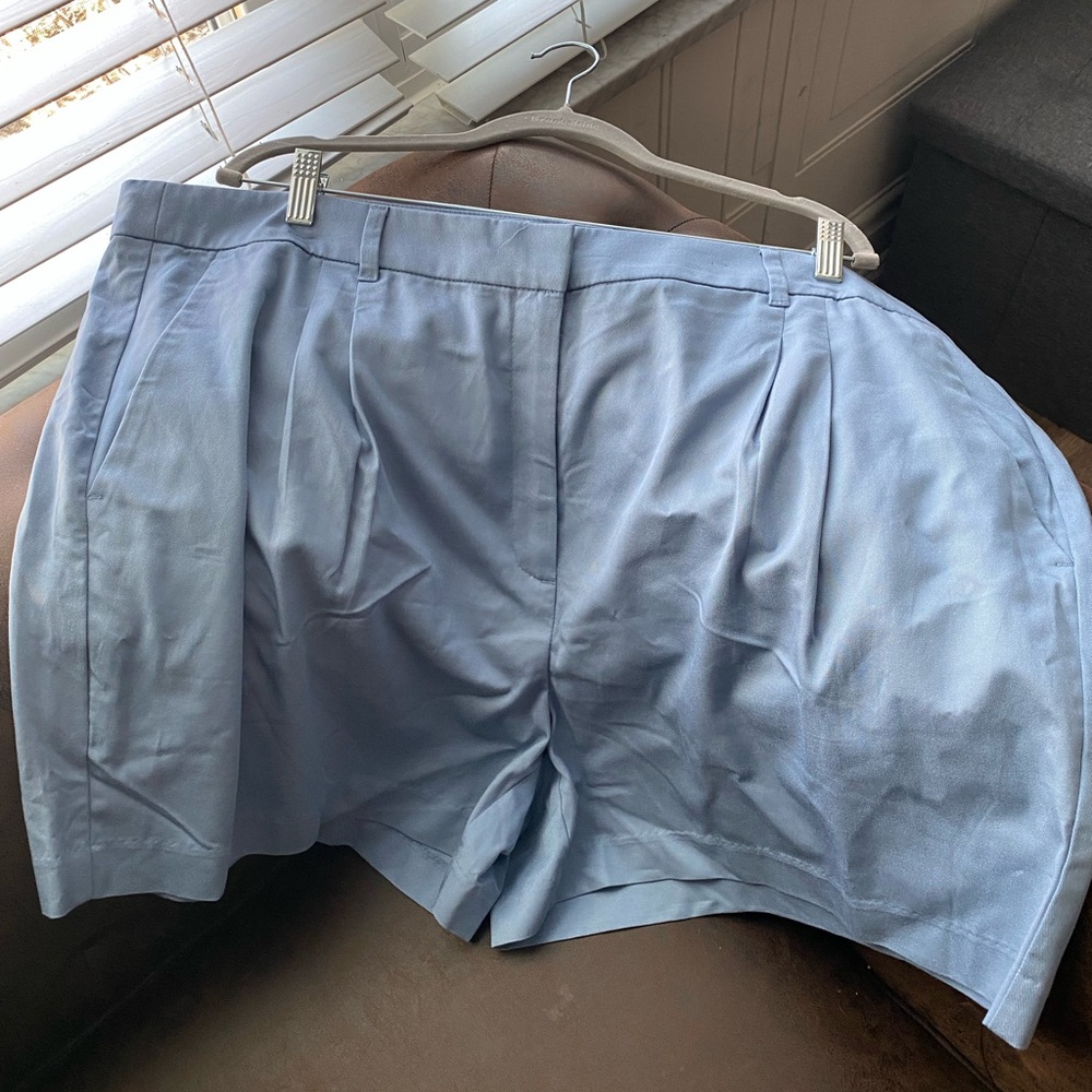 High waisted Blue Shorts